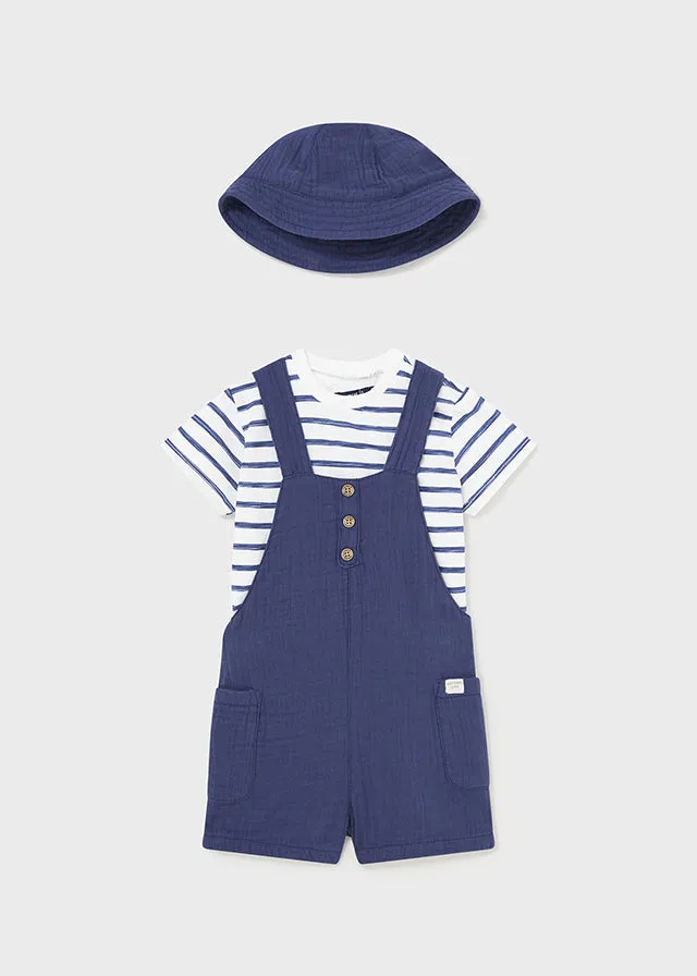 3 Piece Bambula Overall Set