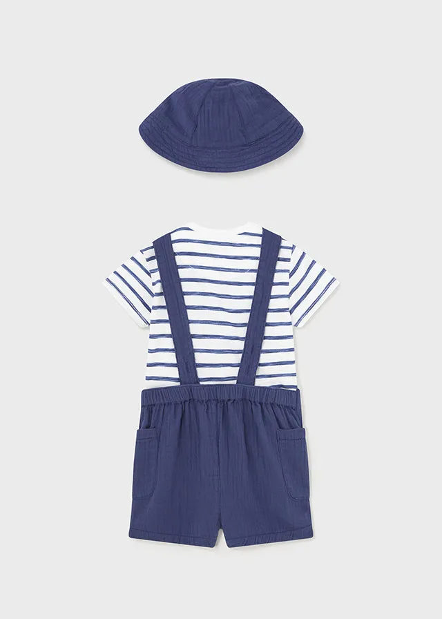 3 Piece Bambula Overall Set