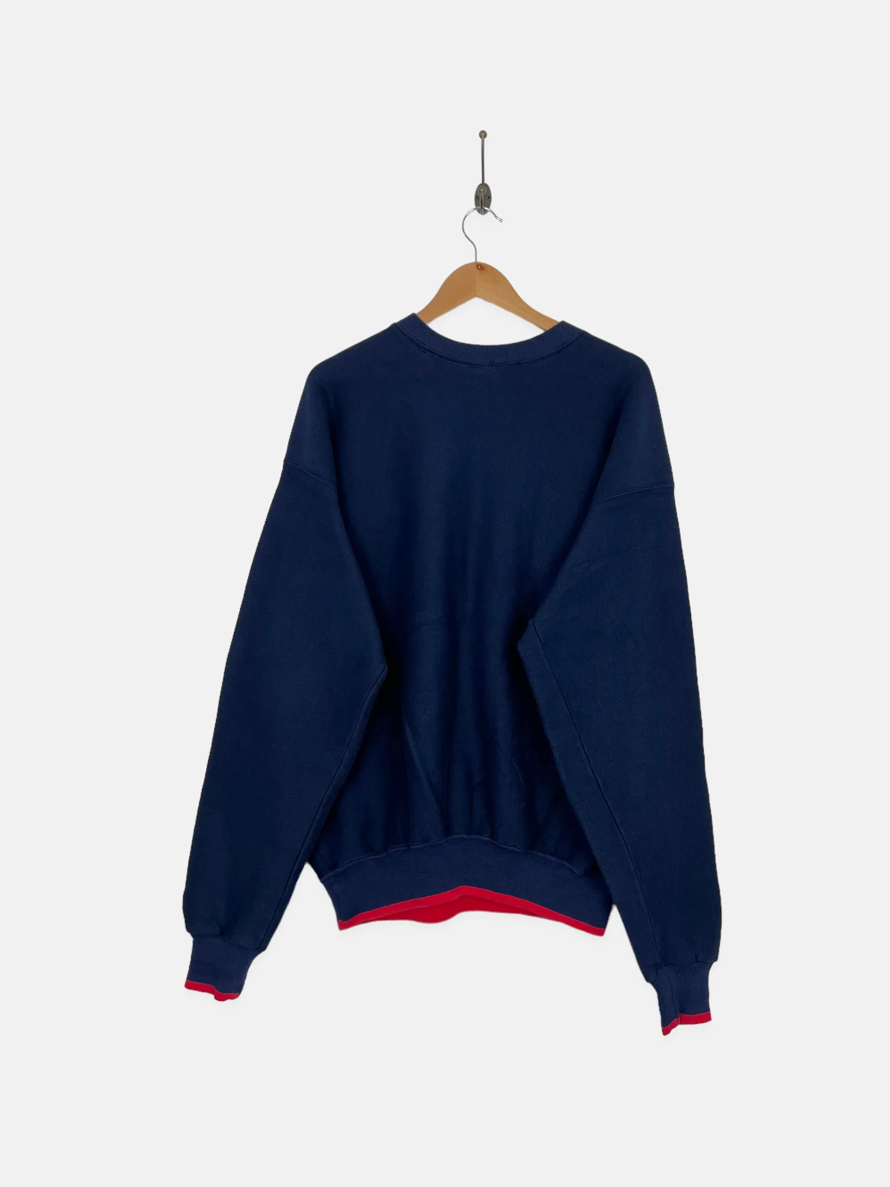 90's Ole Miss Rebels USA Made Embroidered Vintage Sweatshirt XL