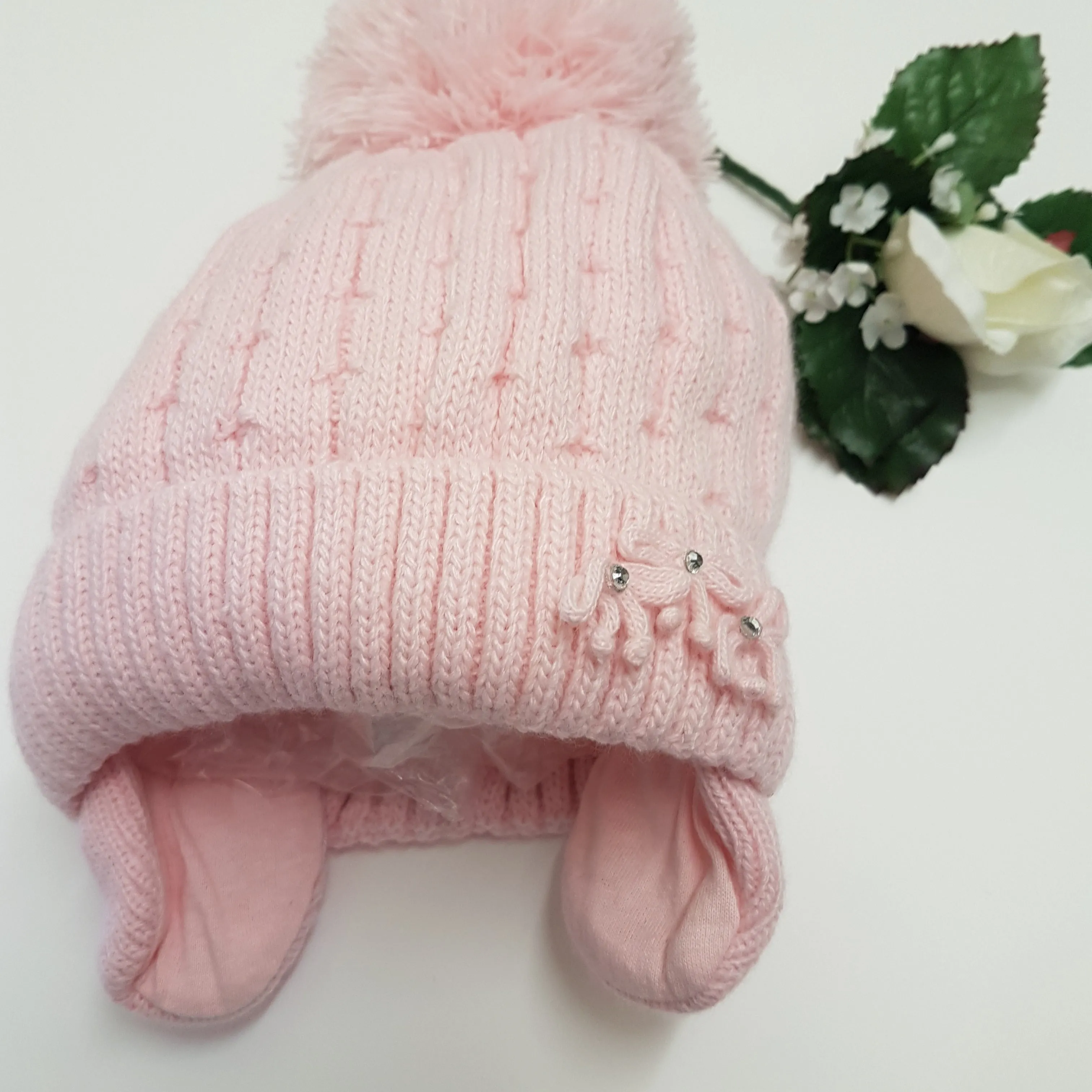Baby pom hat