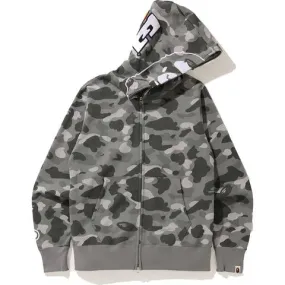 BAPE "Color Camo" 2nd Ape Full Zip Hoodie Grey
