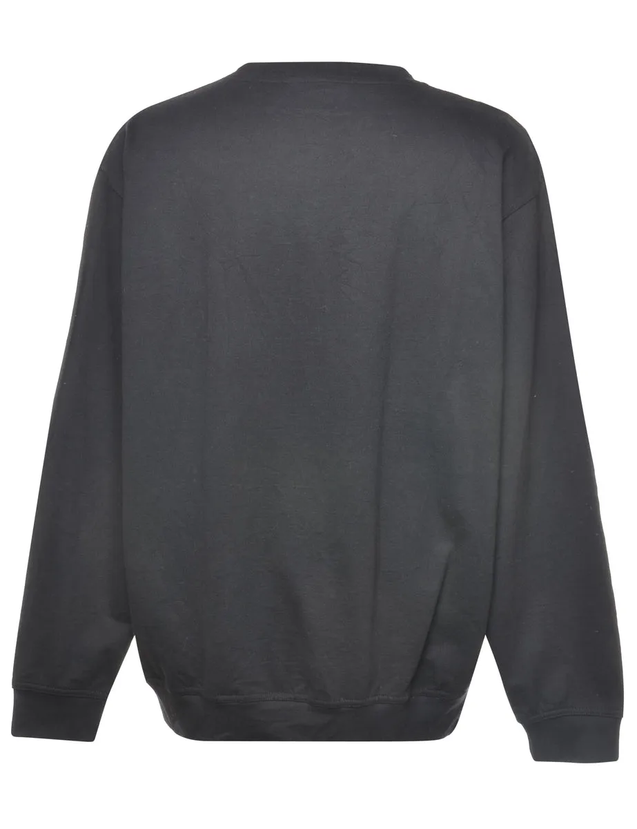 Black M.B.A.M Printed Sweatshirt - M