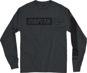Capita Mothership Long Sleeve T Shirt in Charcoal 2024
