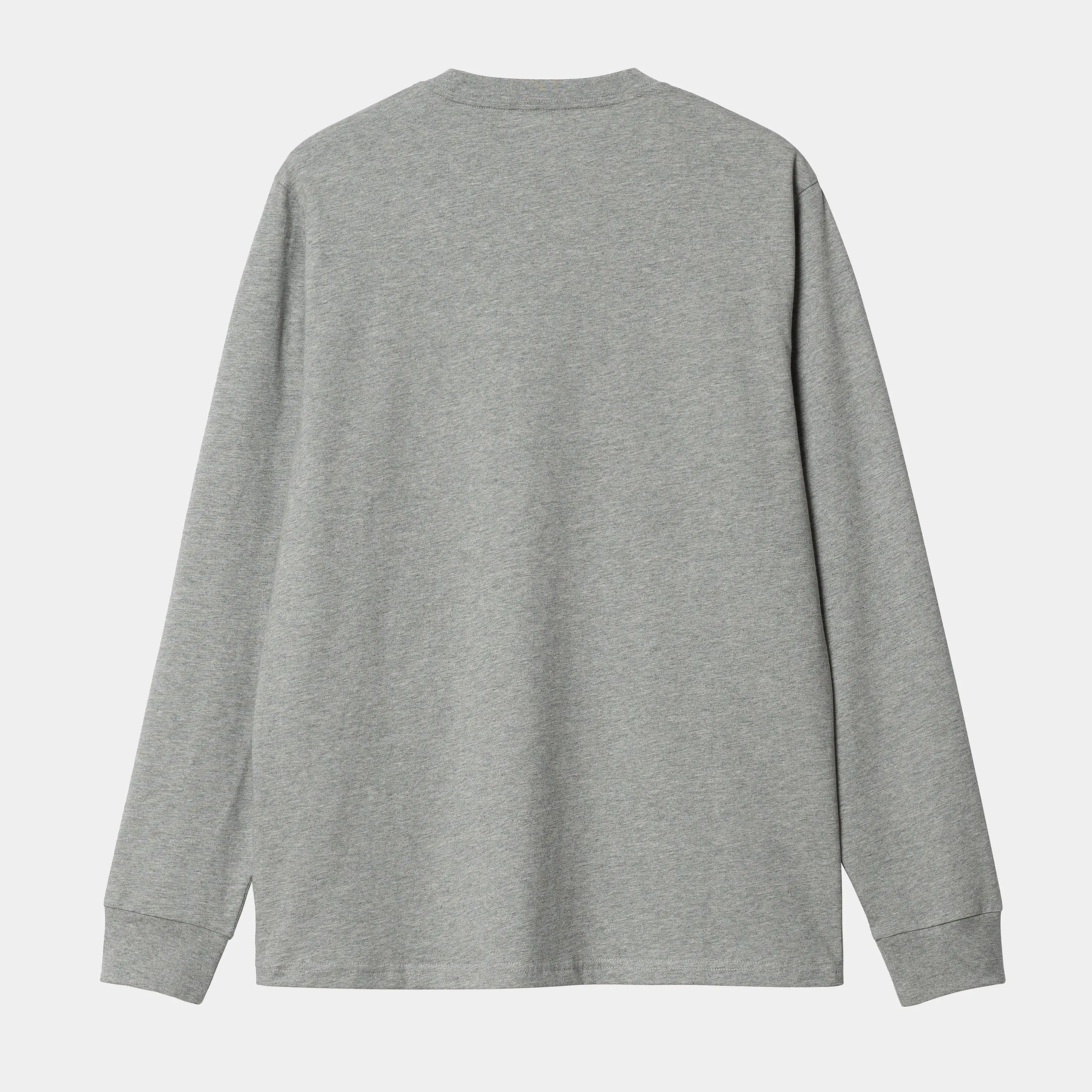 Carhartt WIP Mens Base Long Sleeve T-Shirt - Grey Heather