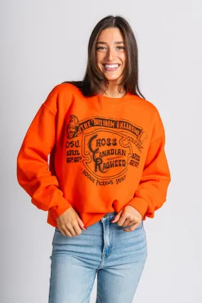 CCR Boys from Oklahoma sweatshirt orange