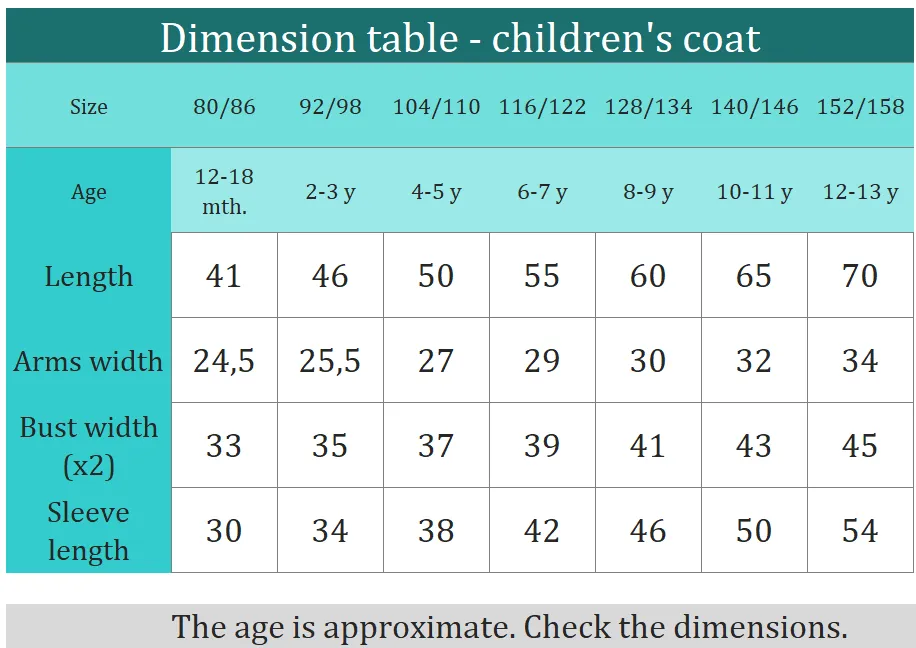 Children's knitted coat, autumn jacket