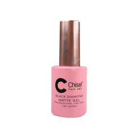 CHISEL Black Diamond Matte Gel Top Coat 0.5oz