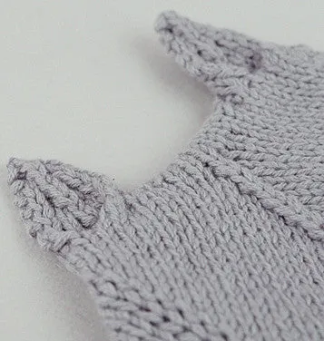 Chou Grey Knit Bonnet