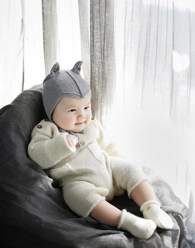 Chou Grey Knit Bonnet