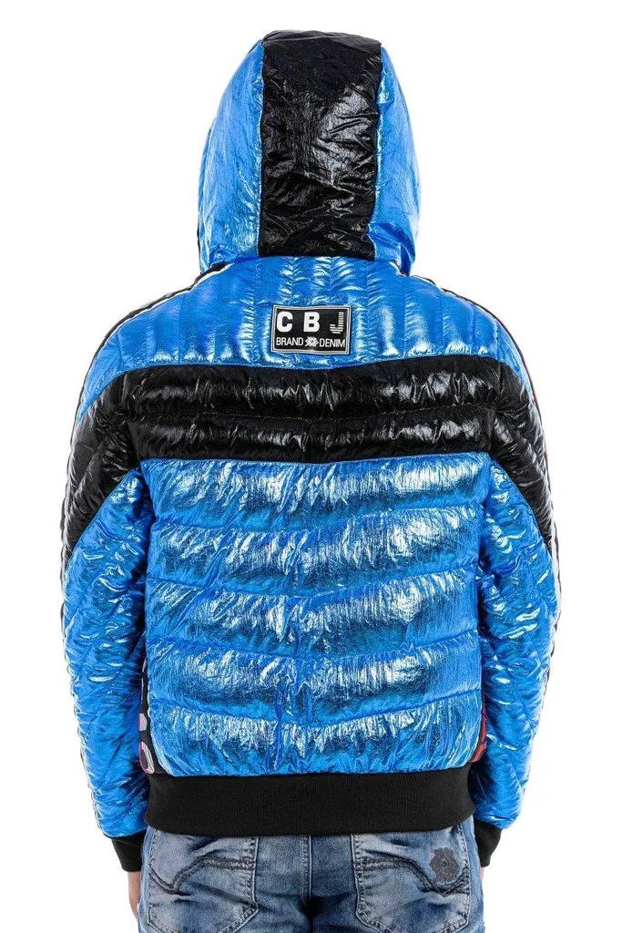 CJ270 Shiny Men's Puffer Jacket