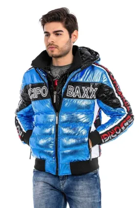 CJ270 Shiny Men's Puffer Jacket