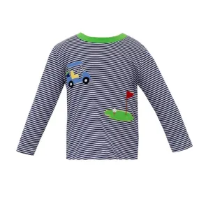 Claire & Charlie Boys Golf Long Sleeve T-Shirt