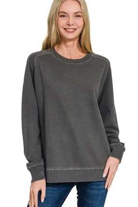 Classic French Terry Pullover Sweatshirt