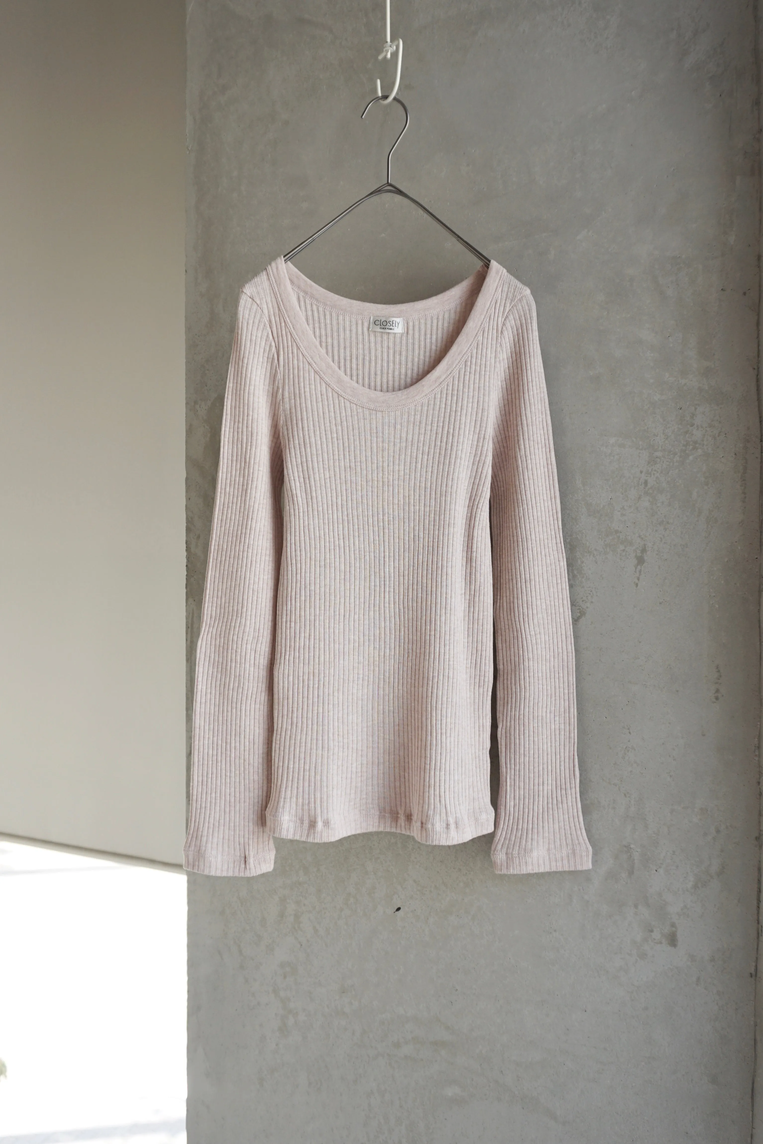 CLOSELY / rib long sleeve