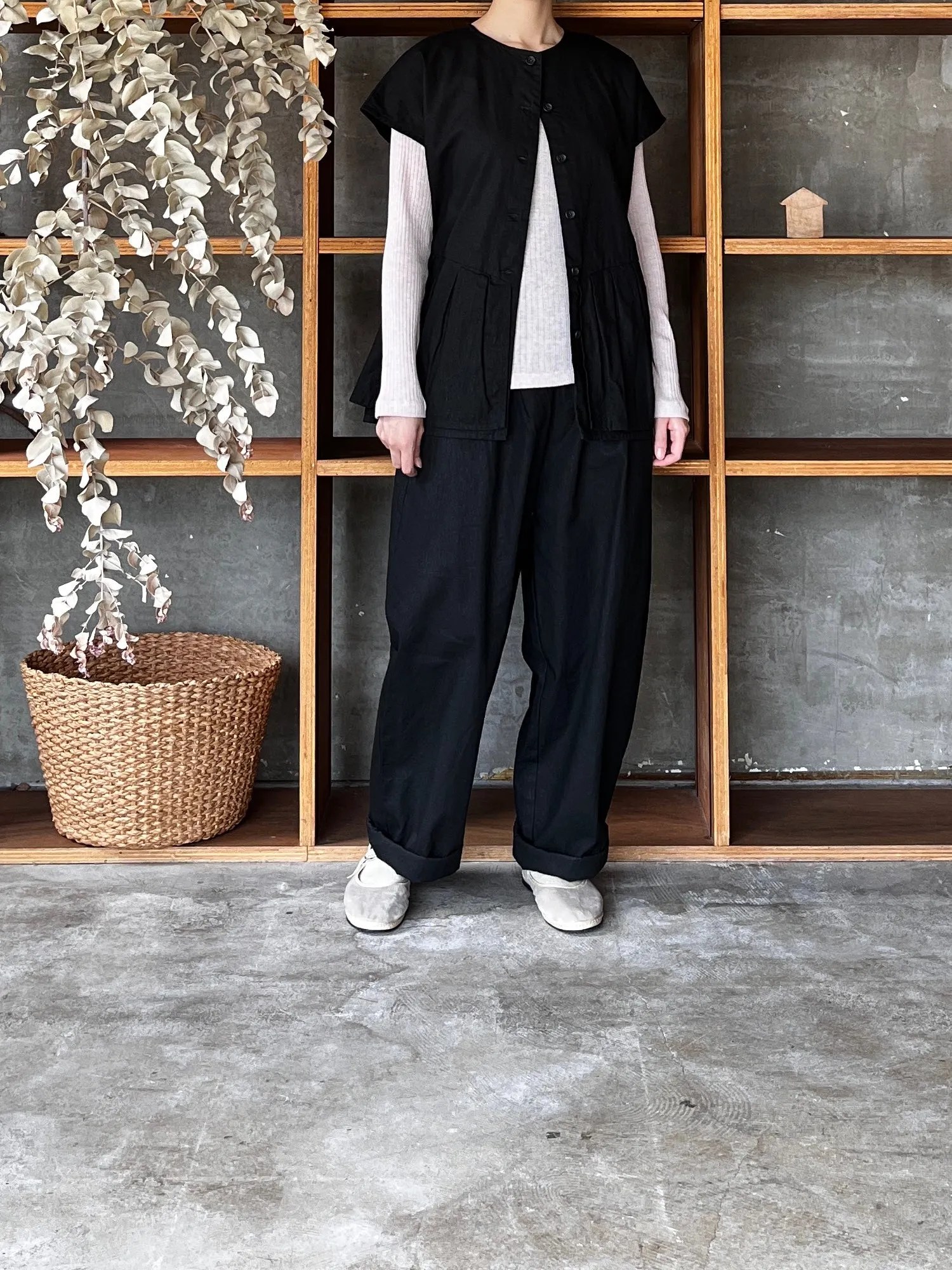 CLOSELY / rib long sleeve
