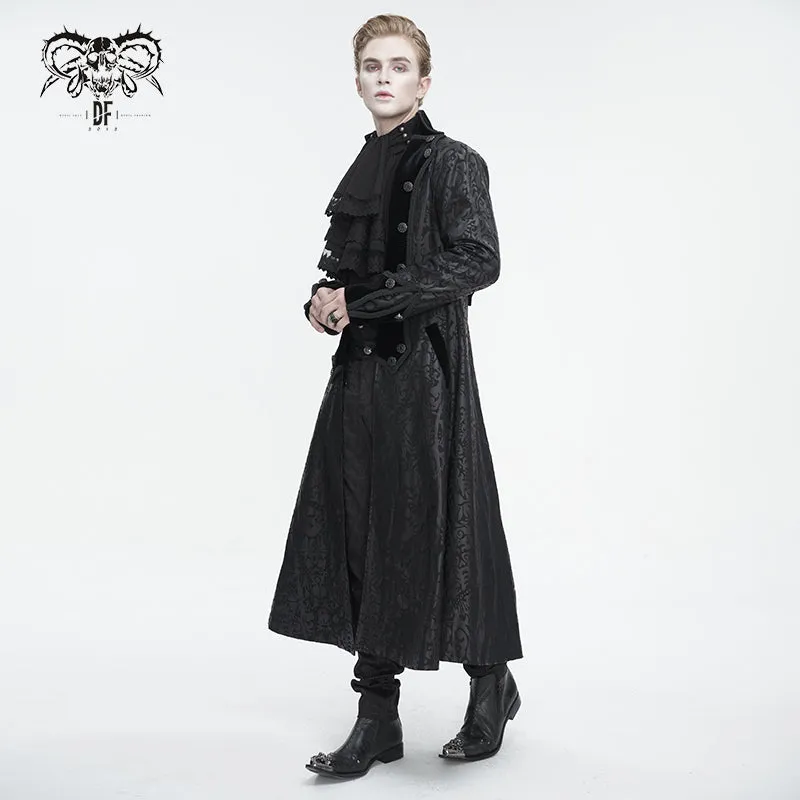 CT216 Gothic pattern long men's jacket