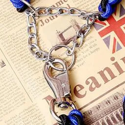 Durable Chain Large Dog Collar Leash Set