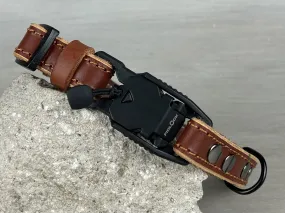 Fully Customizable Padded Leather Dog Collar with Magnetic Buckle