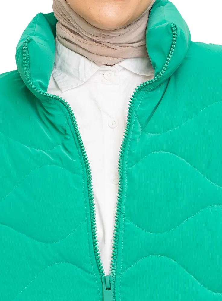 Green Puffer Jacket 8
