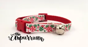 Holiday Cat Collar - Hidden Mouse Mint