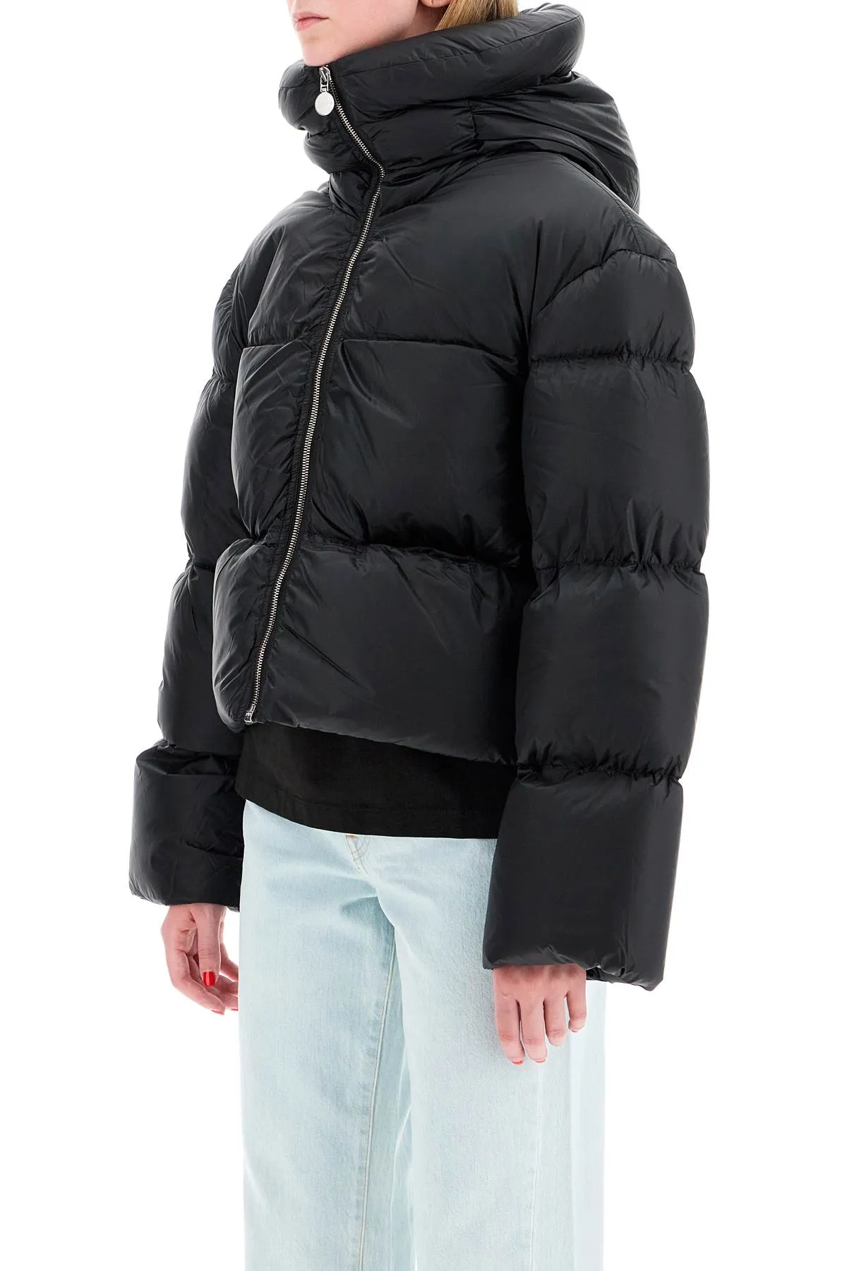 hooded kenny j boxy down jacket