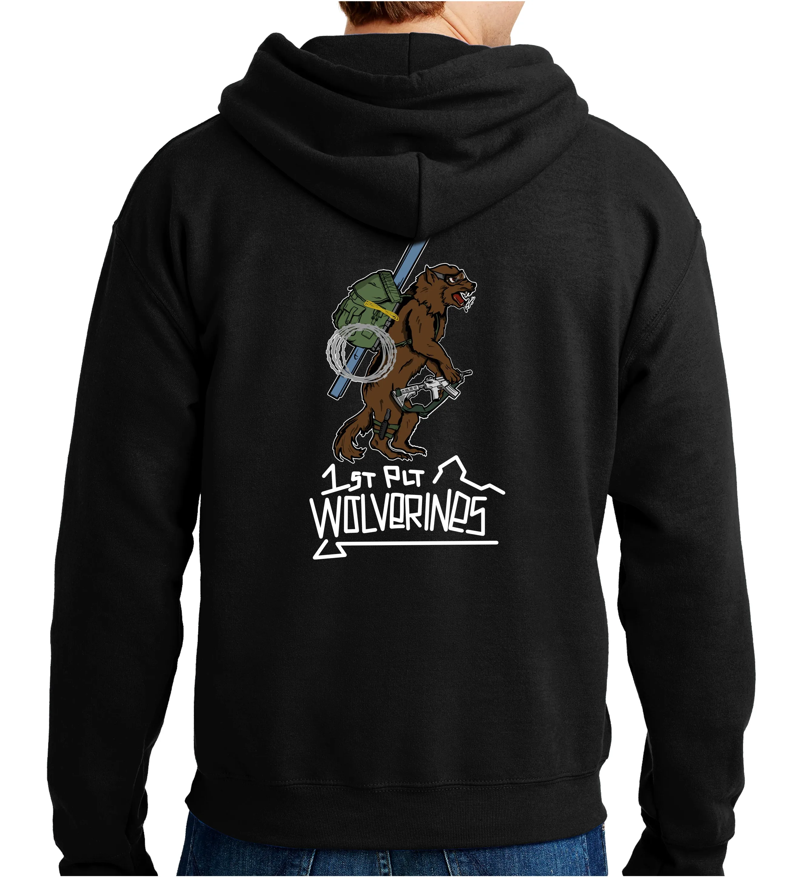 Hoodie Sweatshirt (Color Design). This sweatshirt is NOT approved for PT.