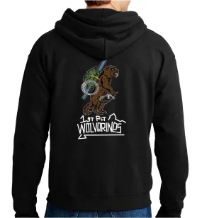 Hoodie Sweatshirt (Color Design). This sweatshirt is NOT approved for PT.