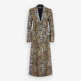 Just Cavalli  Leopard Print Long Coat