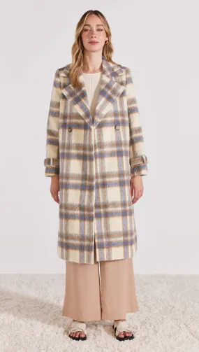 Keaton Check Coat