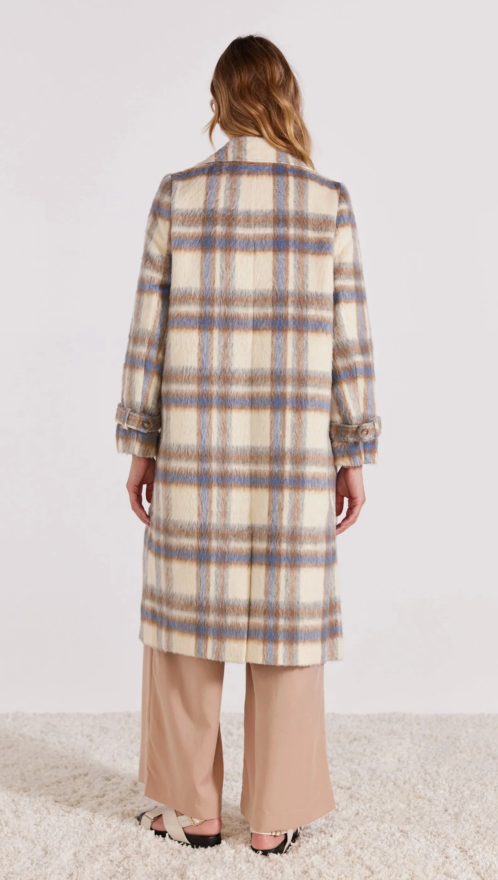 Keaton Check Coat