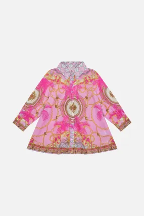 KIDS MINI SHIRT DRESS  12-14 TIPTOE THE TIGHTROPE