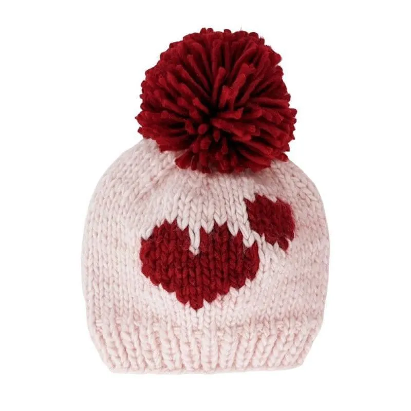 Knit Beanie Hat - Sweetheart