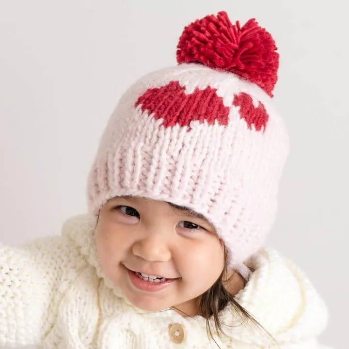 Knit Beanie Hat - Sweetheart
