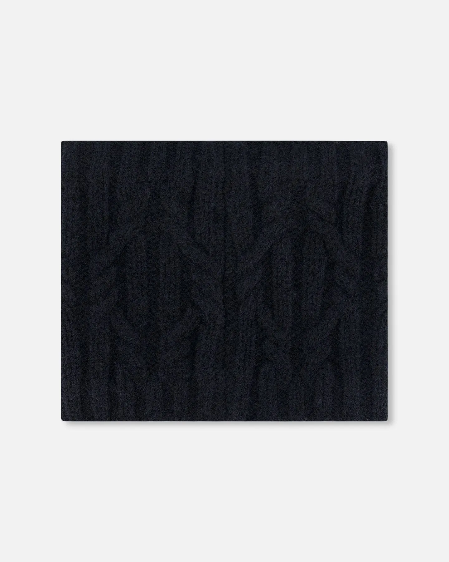 Knit Neckwarmer Black