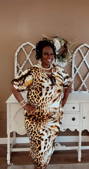 Leopard Print Dress