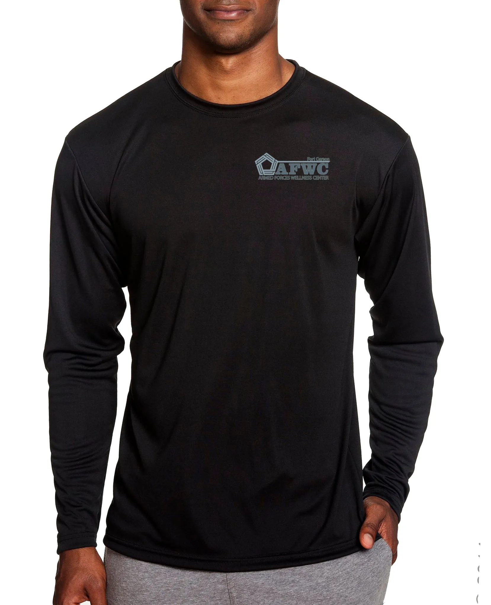 LS Athletic Performance Shirt. (Silky Feel) Art on Back