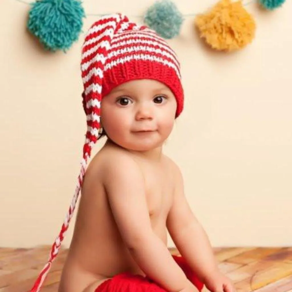 Lucy Striped Knit Hat