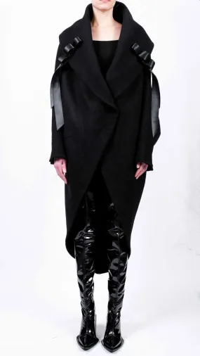 Maxi Wool Round Coat