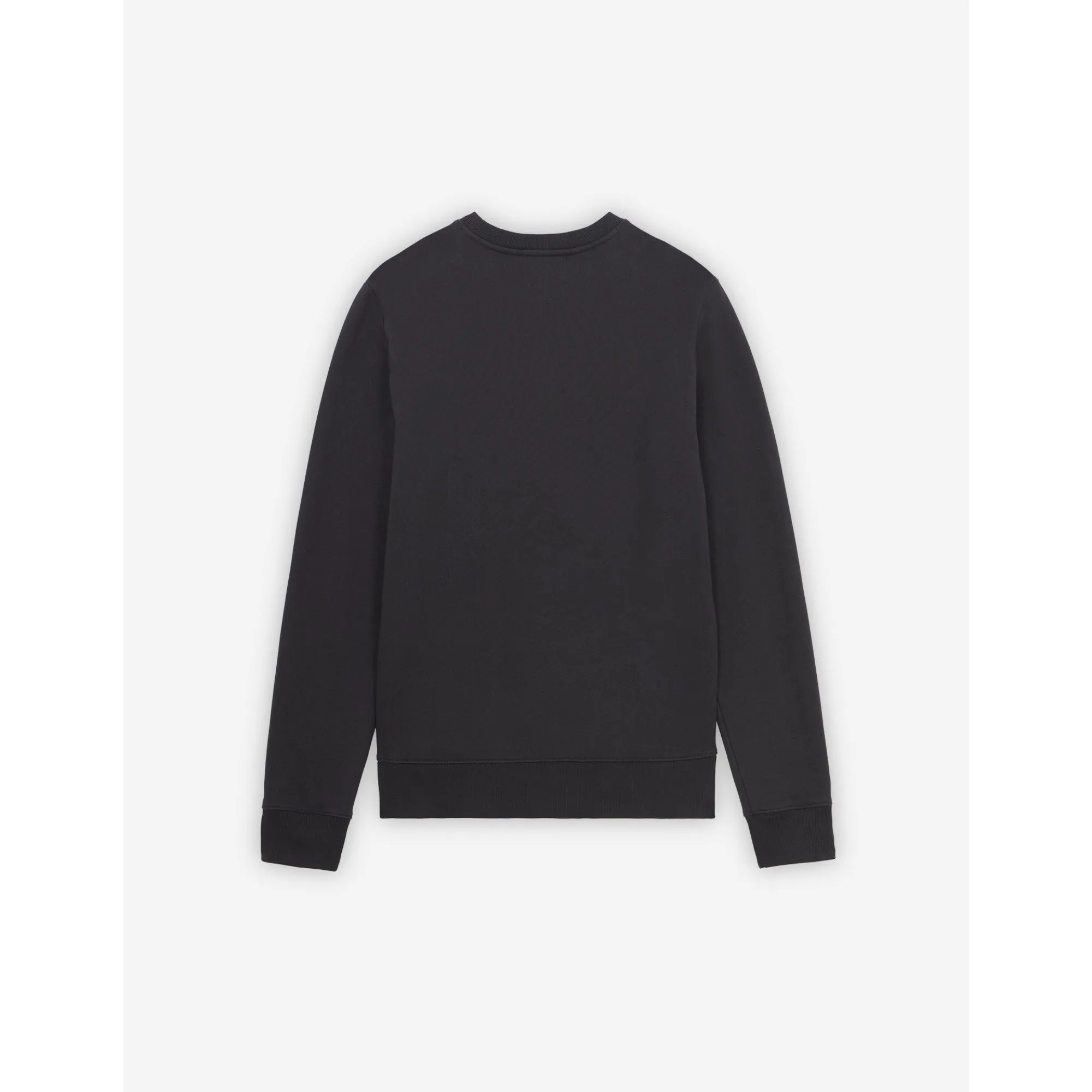 Men Big Fox Embroidery Regular Sweatshirt - Anthracite