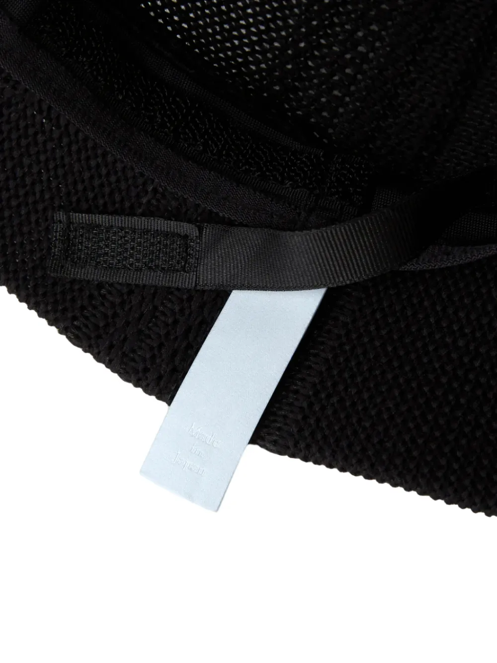 Mesh Knit Hat Black