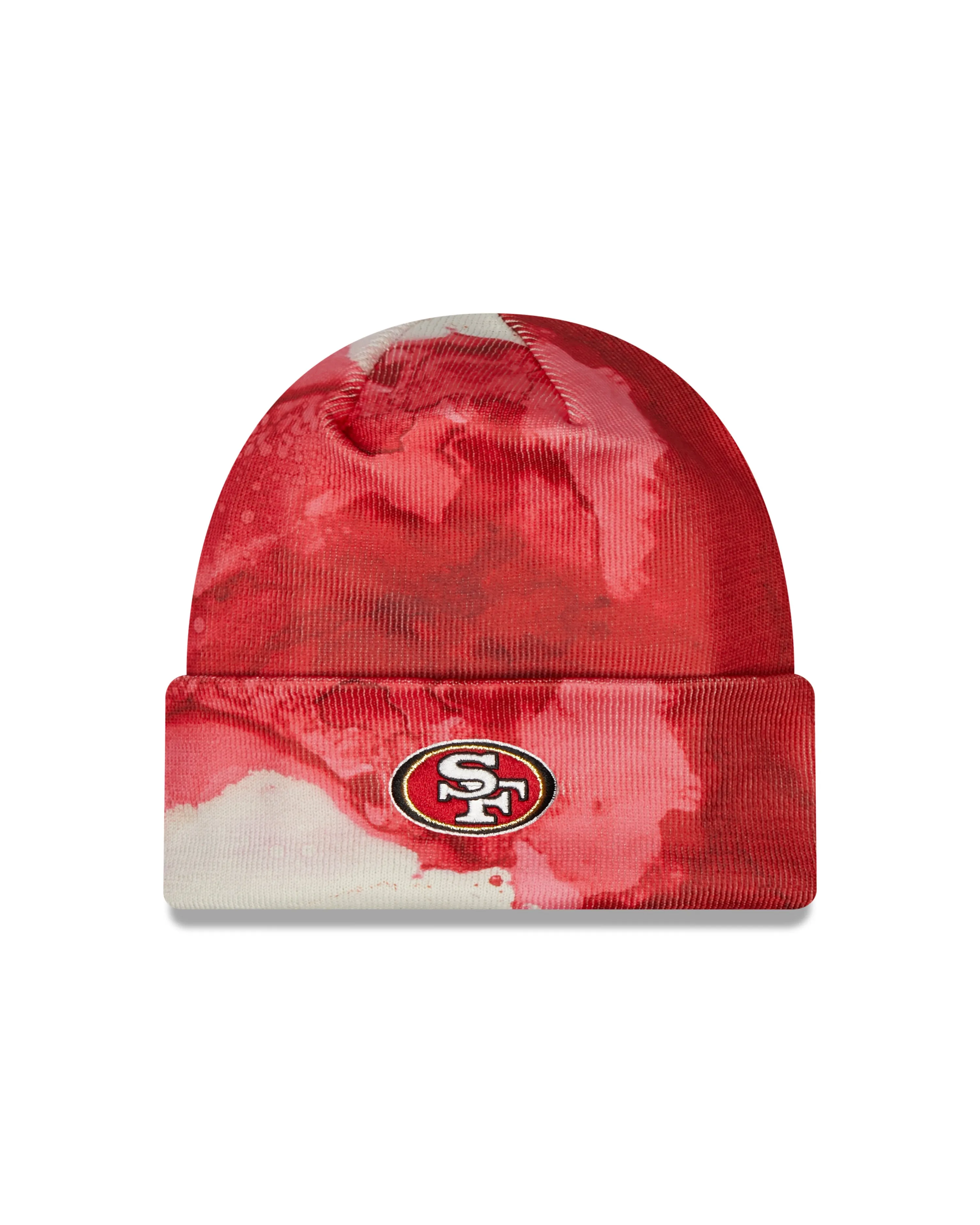 New Era NFL Men's San Francisco 49ers 2022 Sideline Ink Knit Beanie One Size
