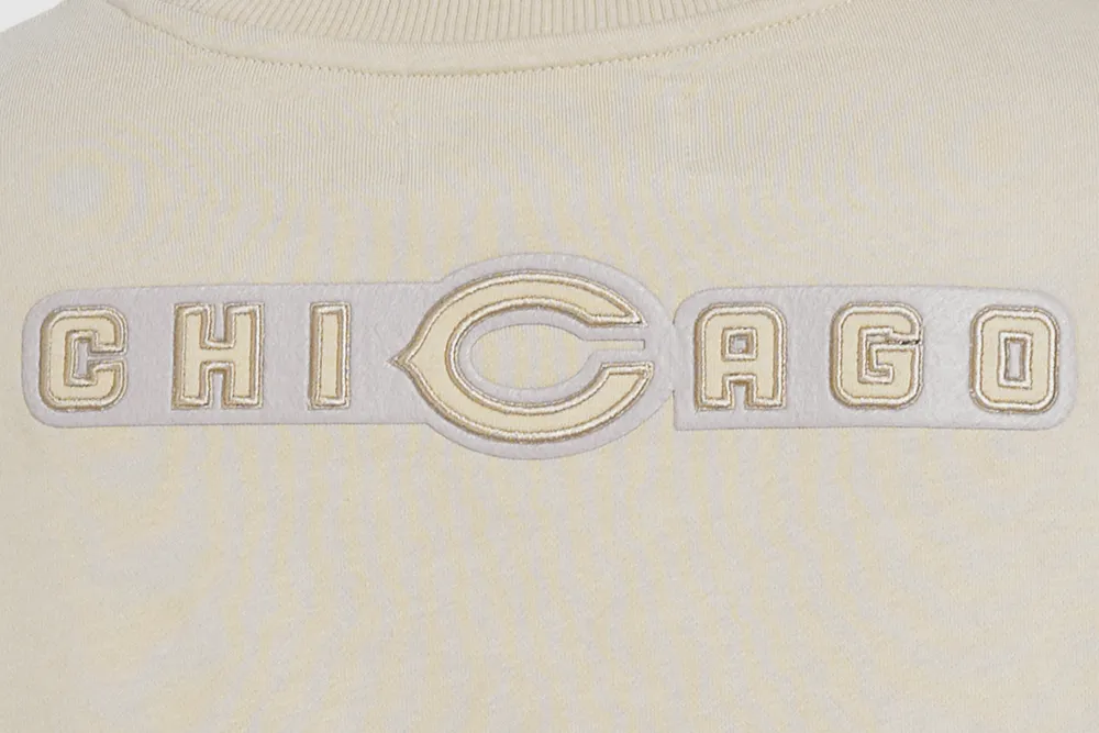 NFL CHICAGO BEARS NEUTRAL WOMEN'S CREWNECK (TAUPE)