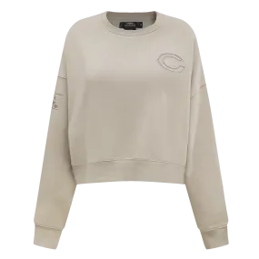 NFL CHICAGO BEARS NEUTRAL WOMEN'S CREWNECK (TAUPE)