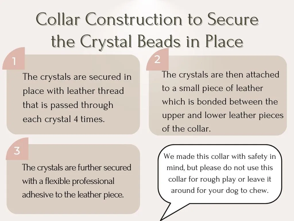 Overall Well-being - Crystal Healing Collar - Denim Swirl OW101