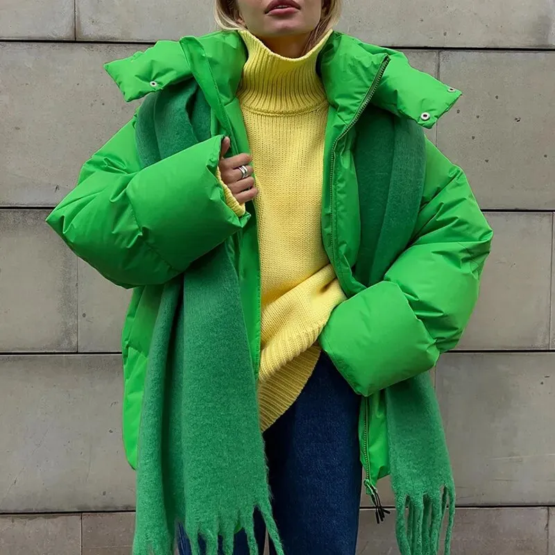Oversized Puffer Jas