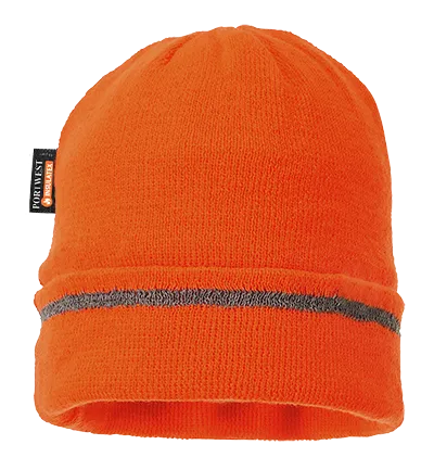 Portwest B023 Insulatex Lined Reflective Trim Knit Hat