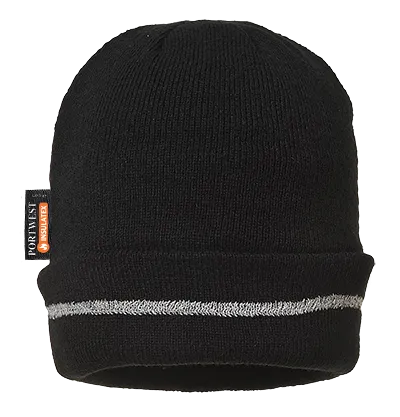 Portwest B023 Insulatex Lined Reflective Trim Knit Hat