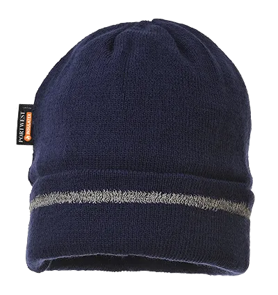 Portwest B023 Insulatex Lined Reflective Trim Knit Hat