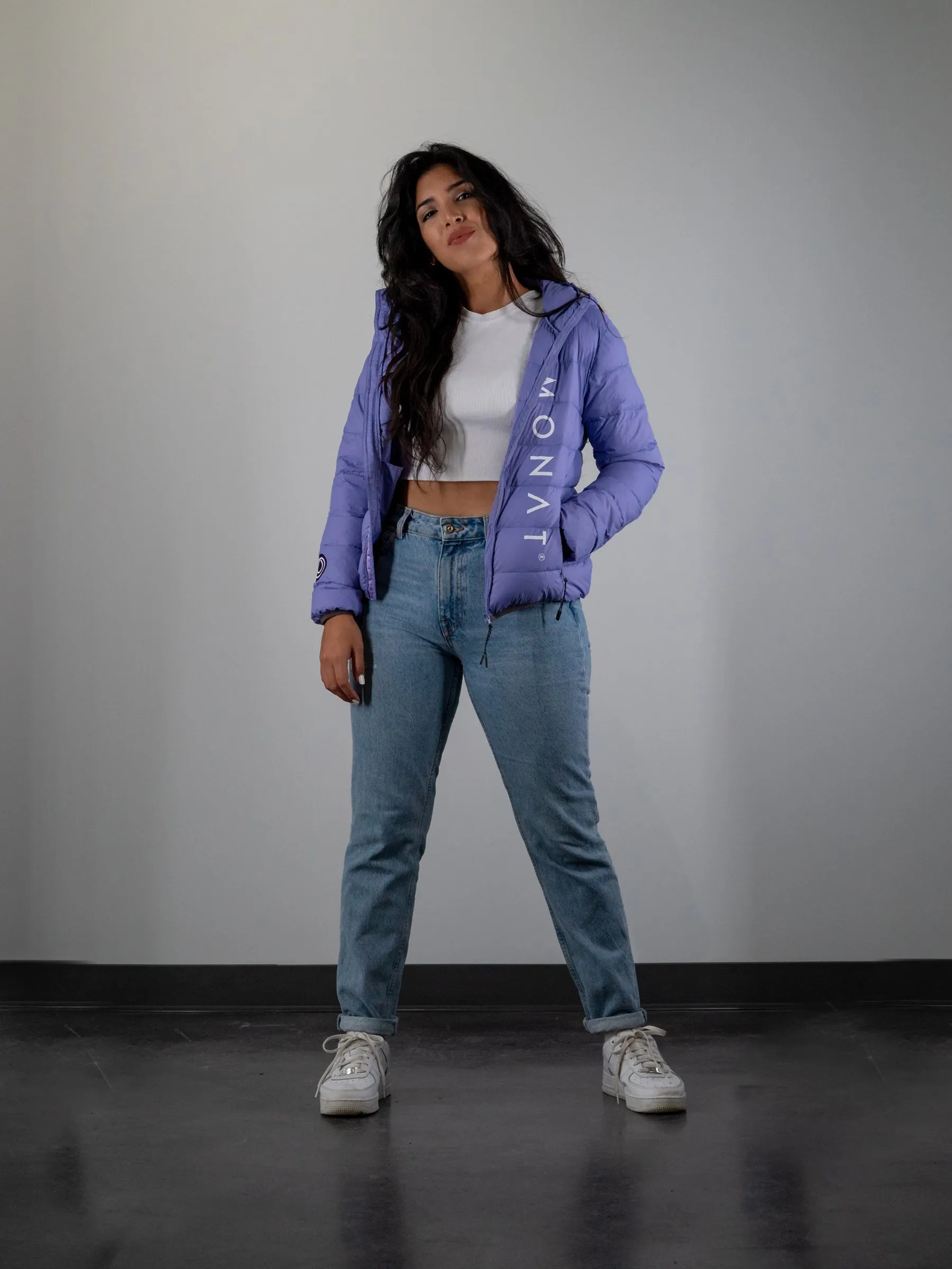 Purple Puffer Jacket
