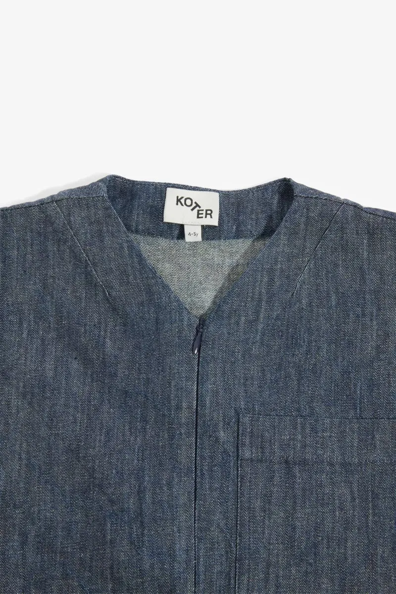 RAE OVERALL DENIM - 4y